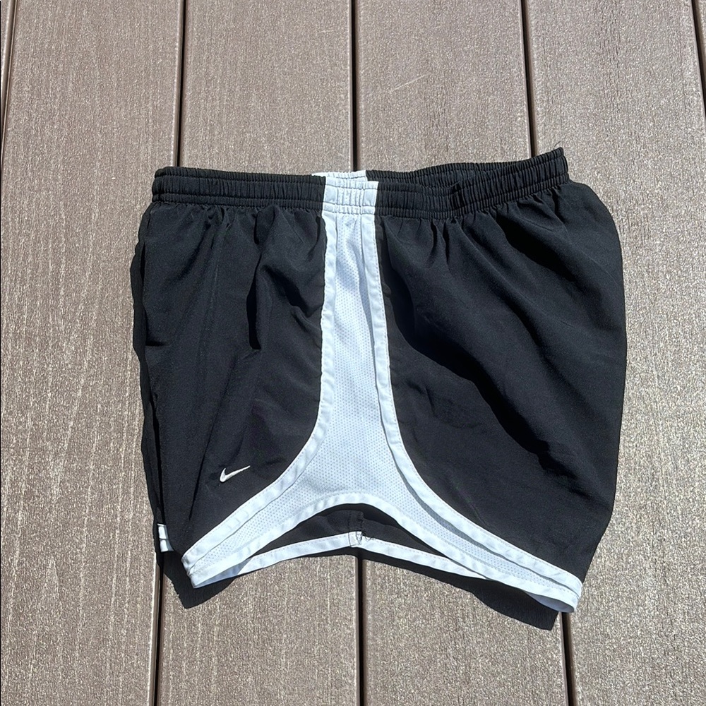 Nike women’s  Black and White Athletic Shorts